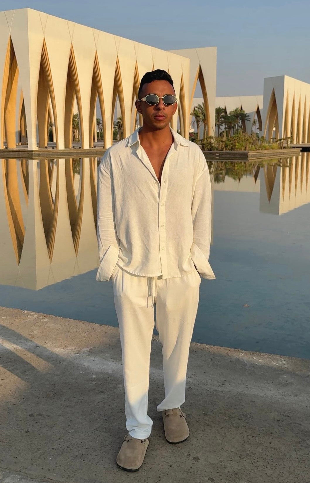 Nomadic Linen Trousers - White