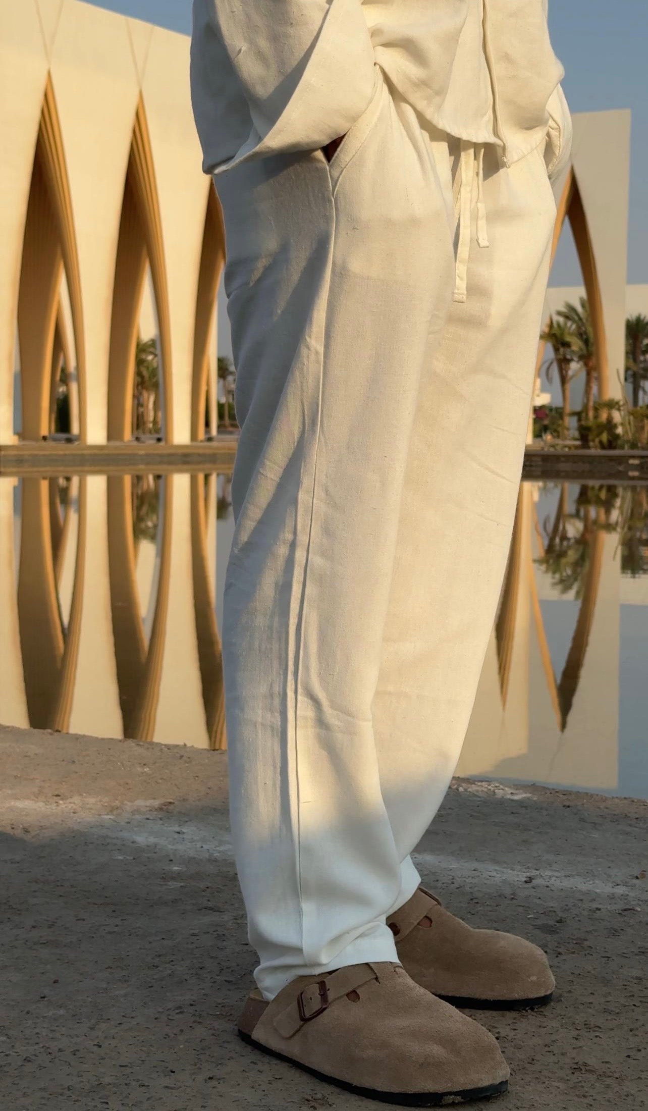 Nomadic Linen Trousers - White