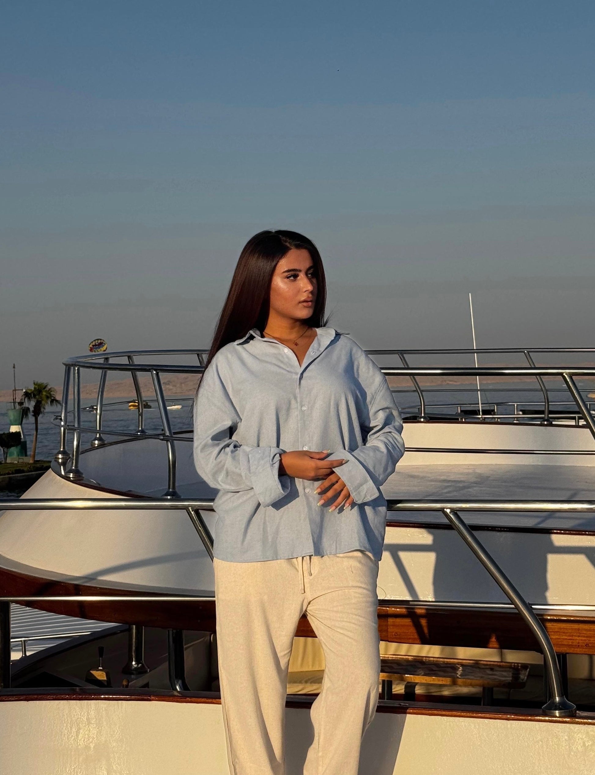 Nomadic Linen Shirt - Blue