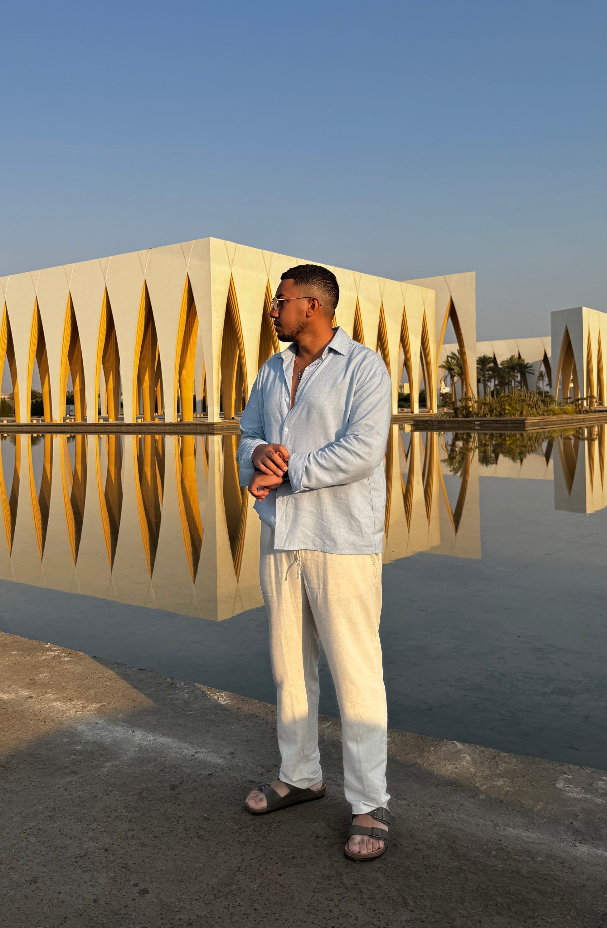 Nomadic Linen Trousers - Beige