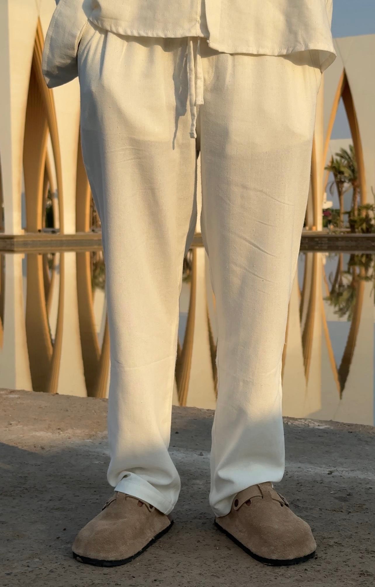 Nomadic Linen Trousers - White